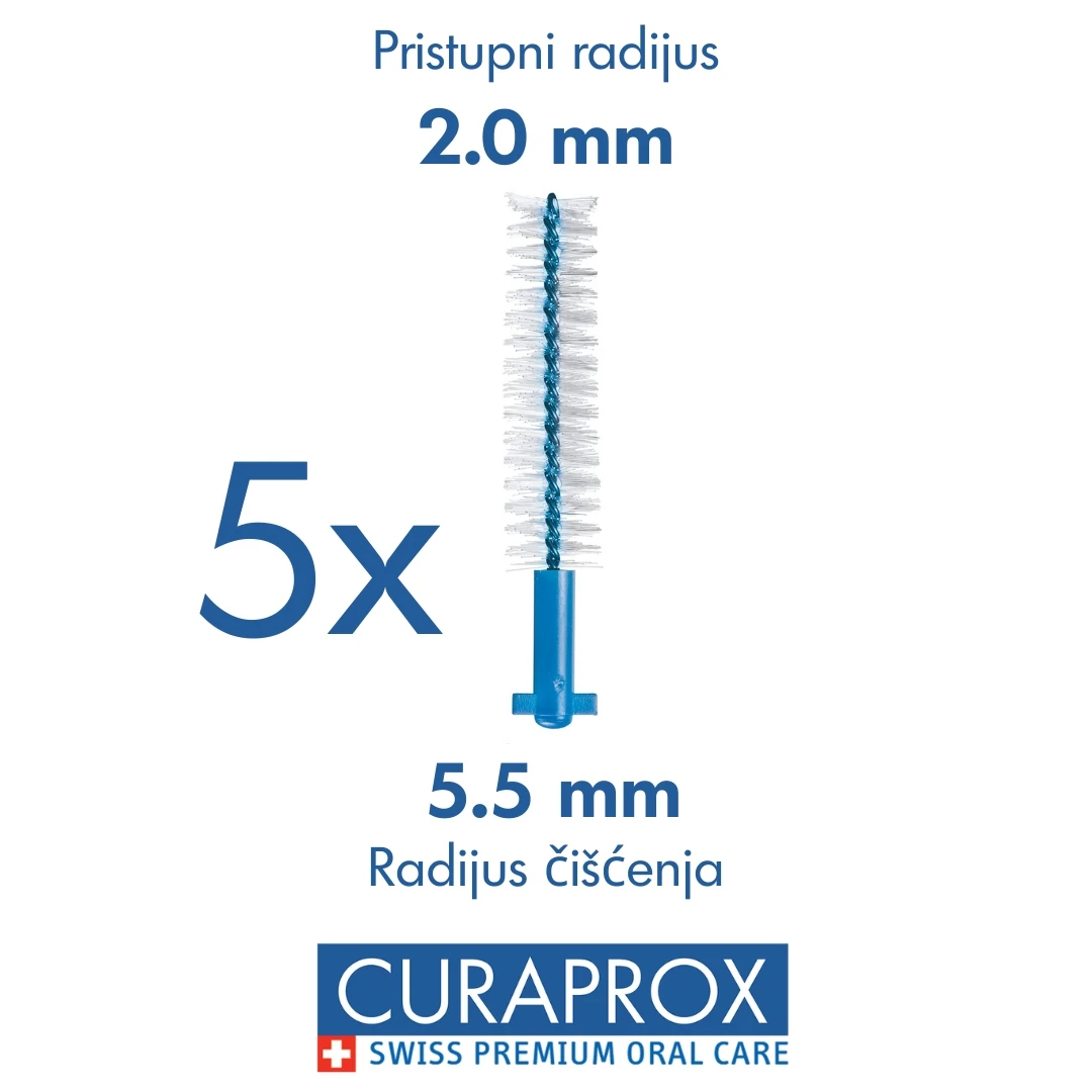 CURAPROX Nastavci CPS 505 Implant 5 Nastavaka