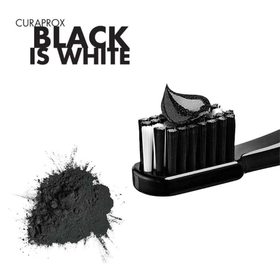 CURAPROX Pasta Black is White za Beljenje 95 g sa Četkicom CS 5460