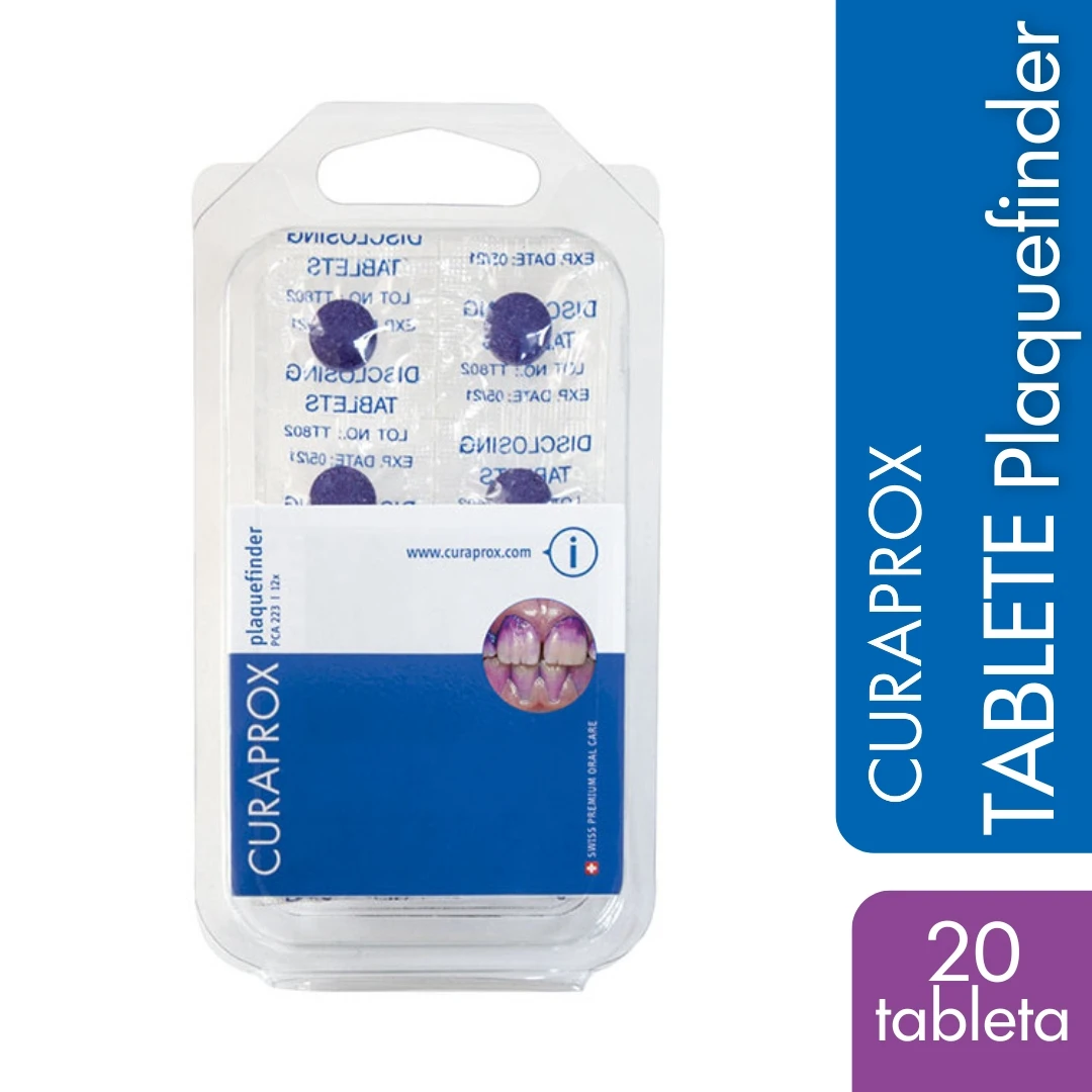 CURAPROX Plaquefinder 20 Tablete za Otkrivanje Kamenca: Plaka