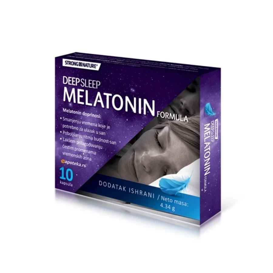 STRONG NATURE Deep Sleep Melatonin Formula 10 Kapsula