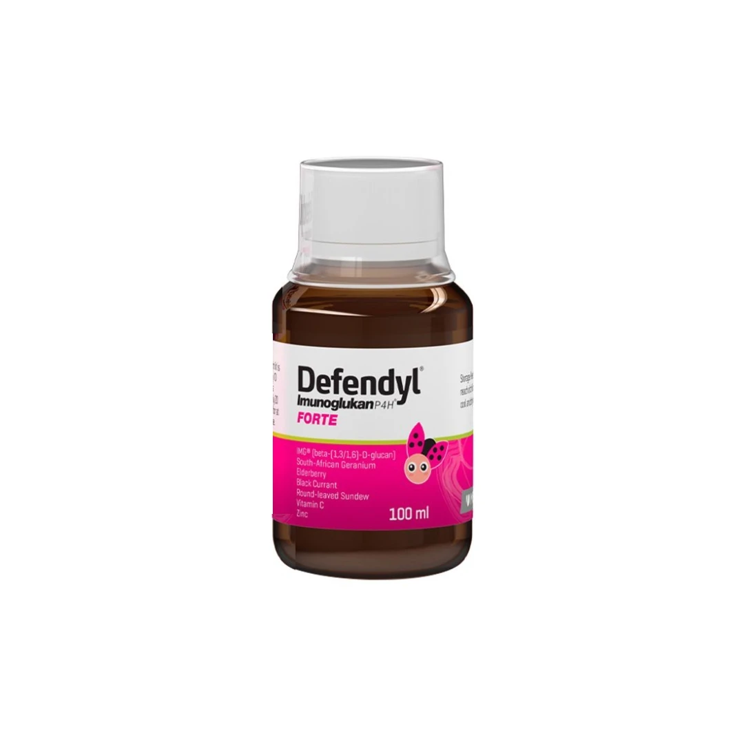 Defendyl® Imunoglukan FORTE Sirup P4H® sa Beta Glukanom za Jak Imunitet kod Dece 100 mL 