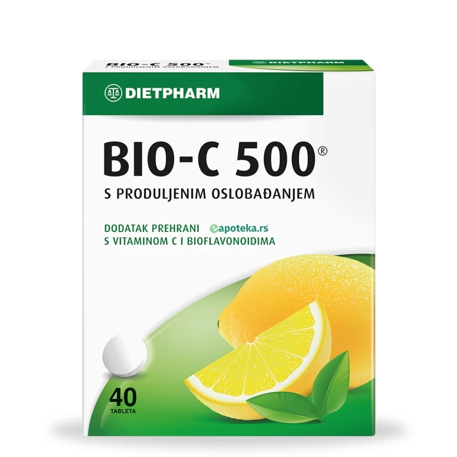 DIETPHARM Bio-C® 500 40 Tablete sa Produženim Oslobađanjem 