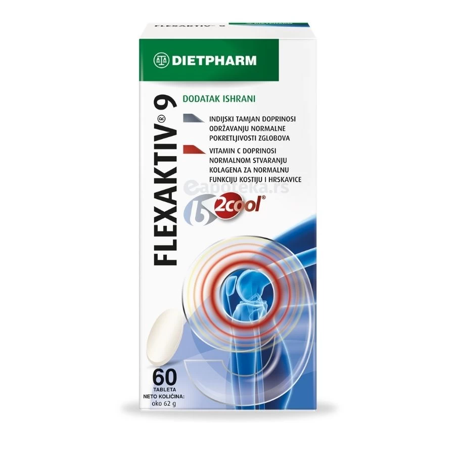 DIETPHARM FlexAktiv® 9 60 Tableta za Zglobove i Kosti