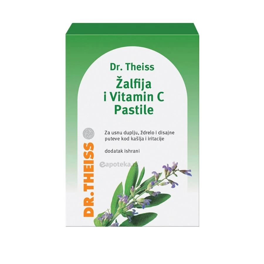 Dr. Theiss Žalfija i Vitamin C 24 Pastile
