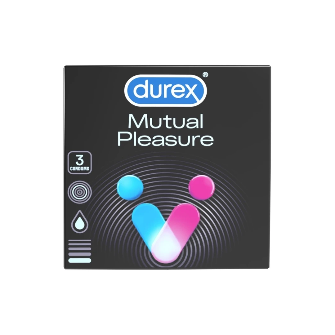 Durex® Kondomi Mutual Pleasure 3 Kondoma sa Gelom za Odlaganje Vrhunca