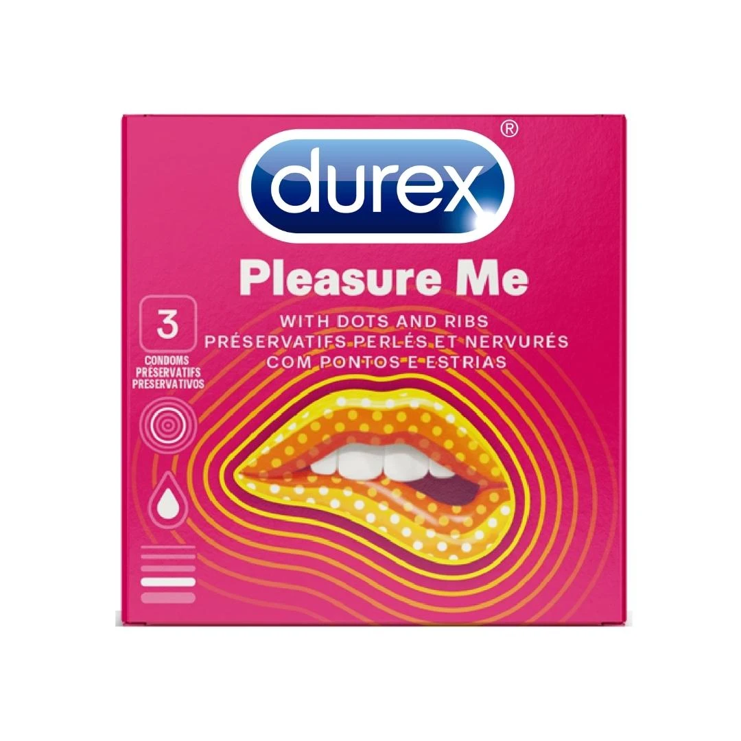 Durex® Kondomi Pleasure Me Rebrasti i Tačkasti 3 Kondoma
