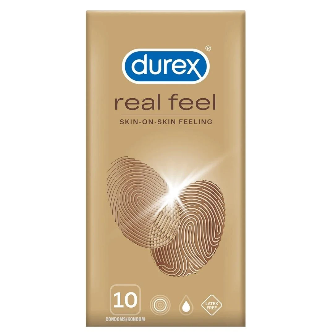 Durex® Kondomi Real Feel Bez Lateksa 10 Kondoma