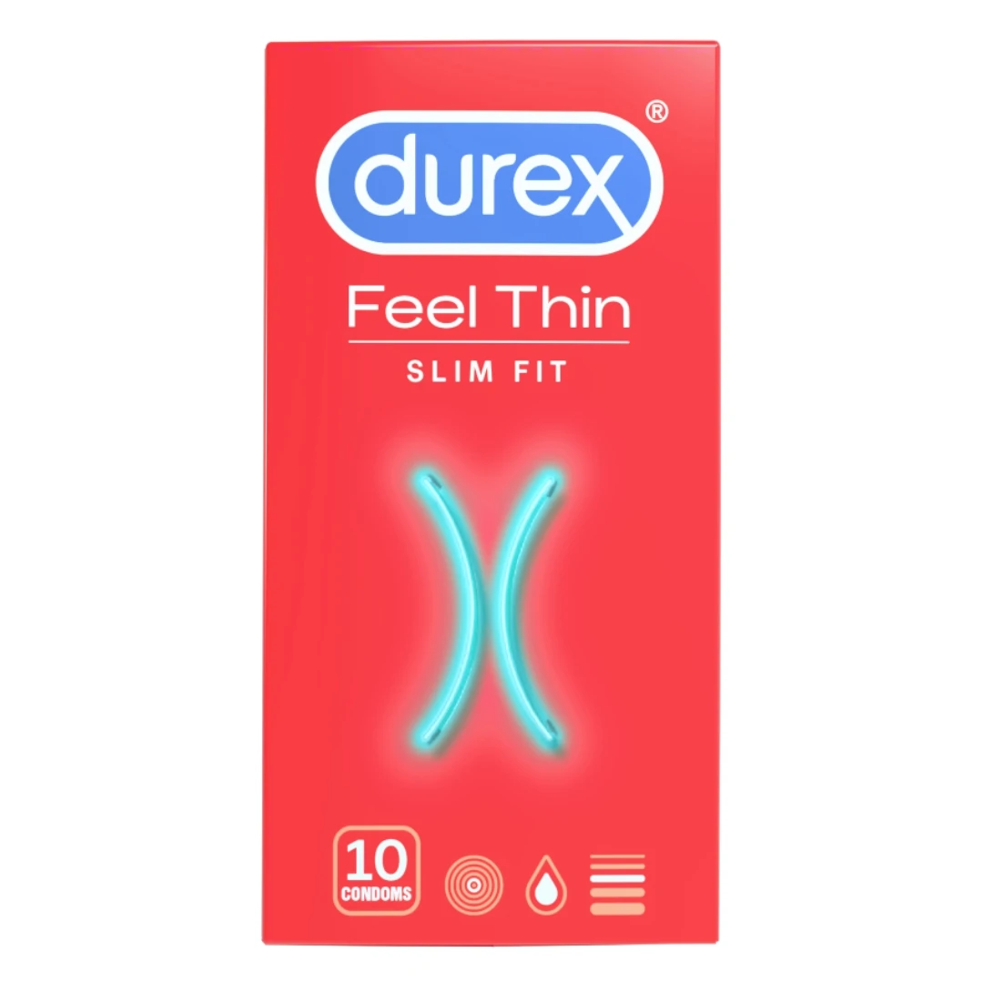 Durex® Kondomi SLIM FIT 10 Kondoma Užeg Promera