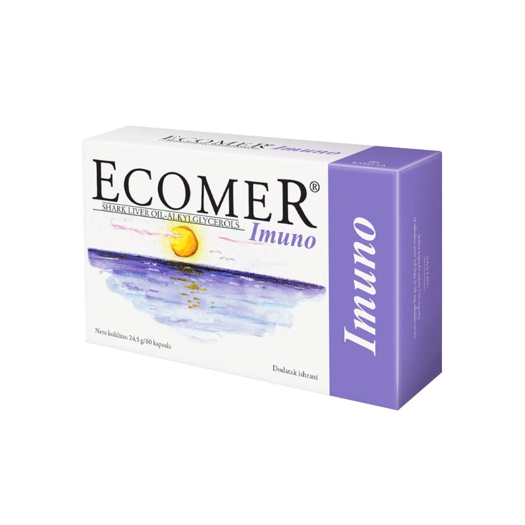 ECOMER® Imuno 250 mg 240 Kapsula sa Alkilglicerolima