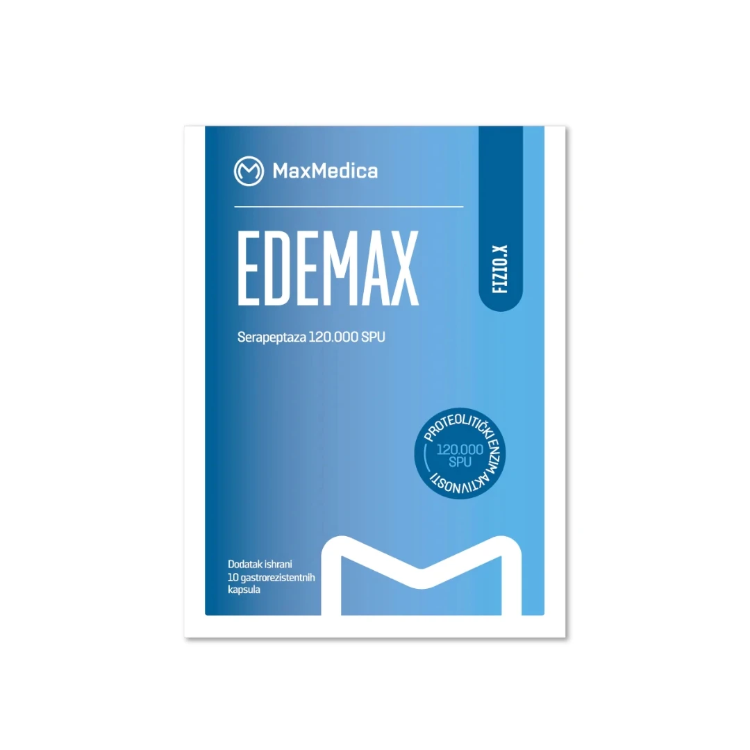 MaxMedica EDEMAX 10 Kapsula Serapeptaza 