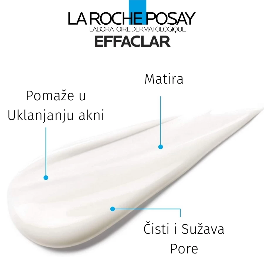 La Roche-Posay EFFACLAR DUO (+) Krema za Masnu i Osetljivu Kožu 40 mL