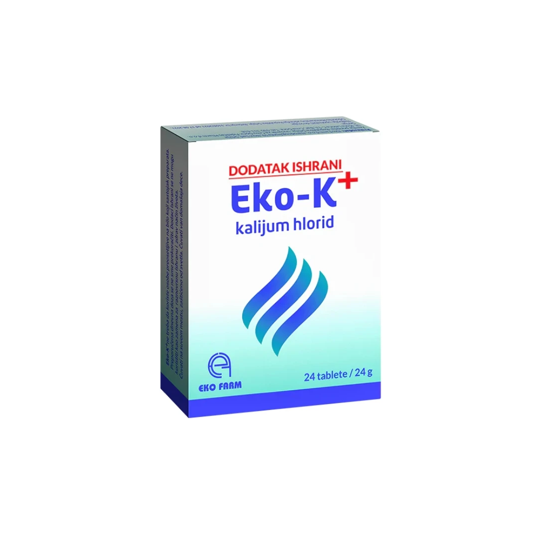 EKO FARM Eko-K+ 24 Tablete Kalijum Hlorid