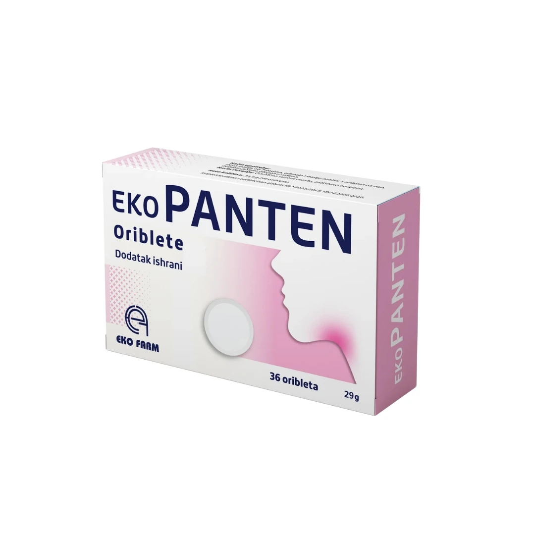 Eko PANTEN 36 Oribleta sa Pantenolom za Grlo; Vitamin B5
