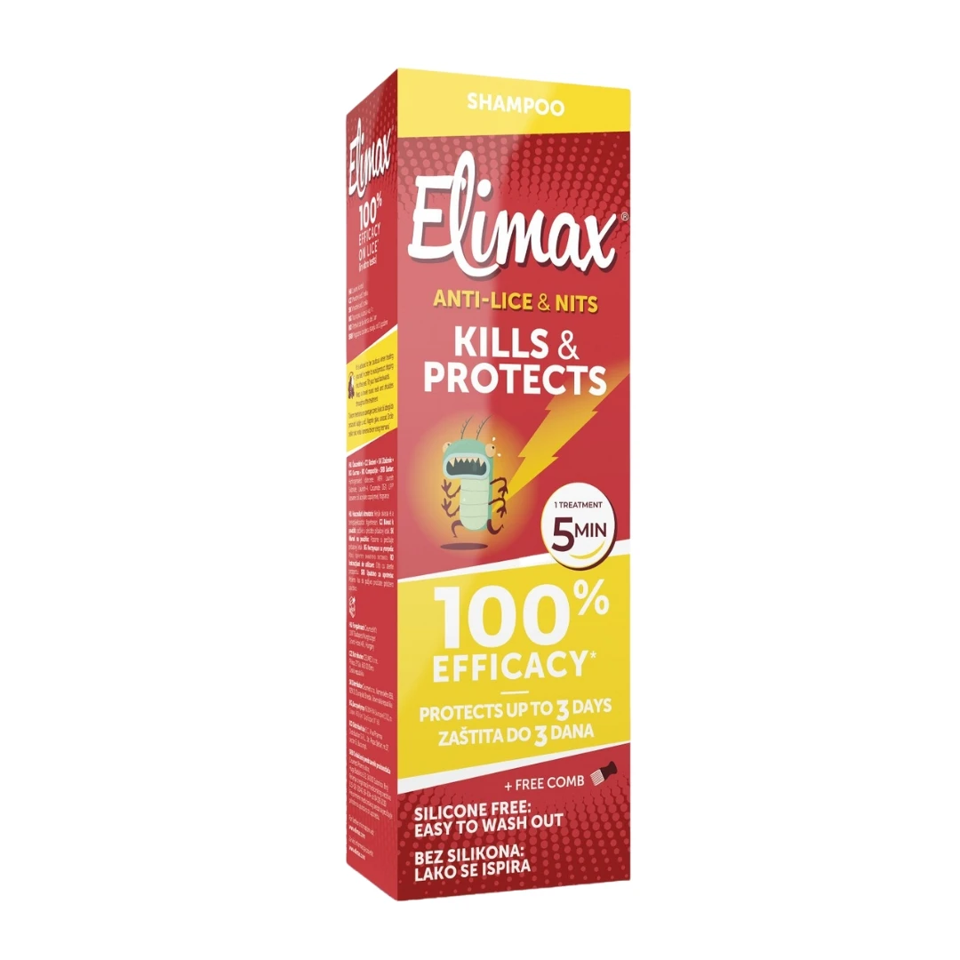 Elimax® 2u1 Šampon Protiv Vaši sa Češljem