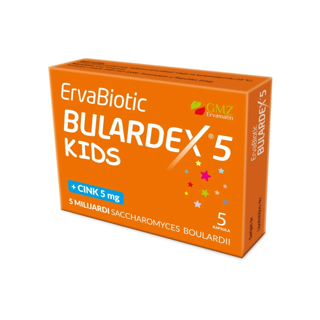 ErvaBiotic Bulardex® 5 KIDS 5 Kapsula Bulardija za Decu