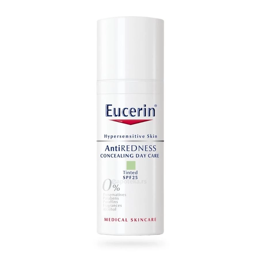 Eucerin® AntiREDNESS Dnevna Krema Protiv Crvenila sa Zelenim Pigmentima 50 mL