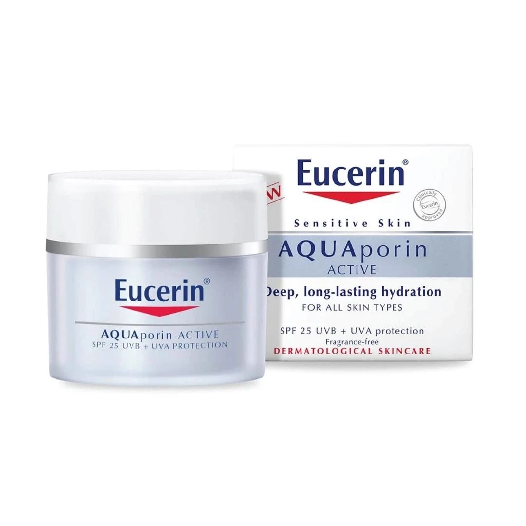 Eucerin® AQUAporin Hidratantna Krema za Lice sa SPF 25 i UVA Zaštitom 50 mL