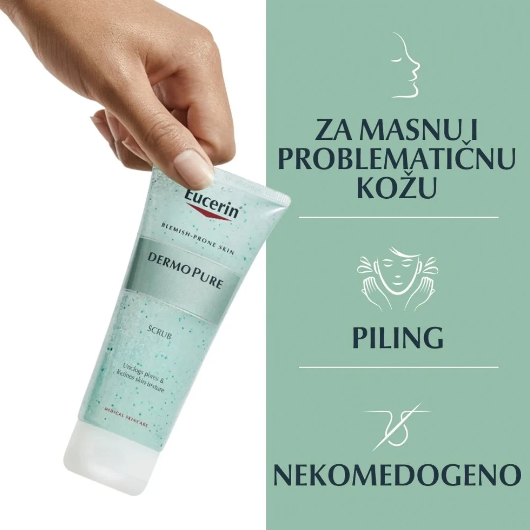 Eucerin® DermoPure Piling za Masnu Kožu Lica 100 mL