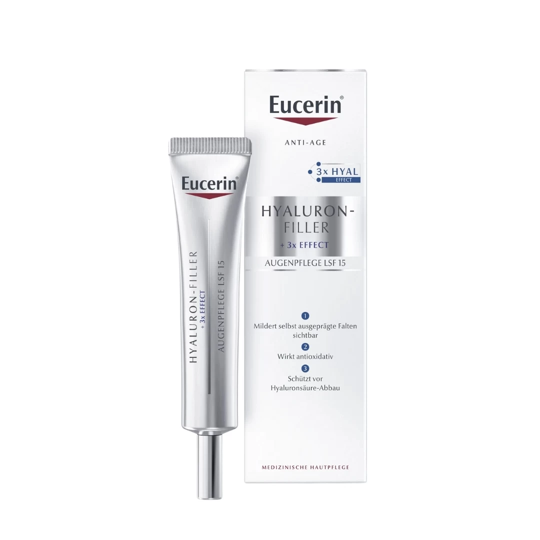 Eucerin® HYALURON-FILLER 3x EFFECT ANTIRID Krema za Područje oko Očiju SPF15 15 mL