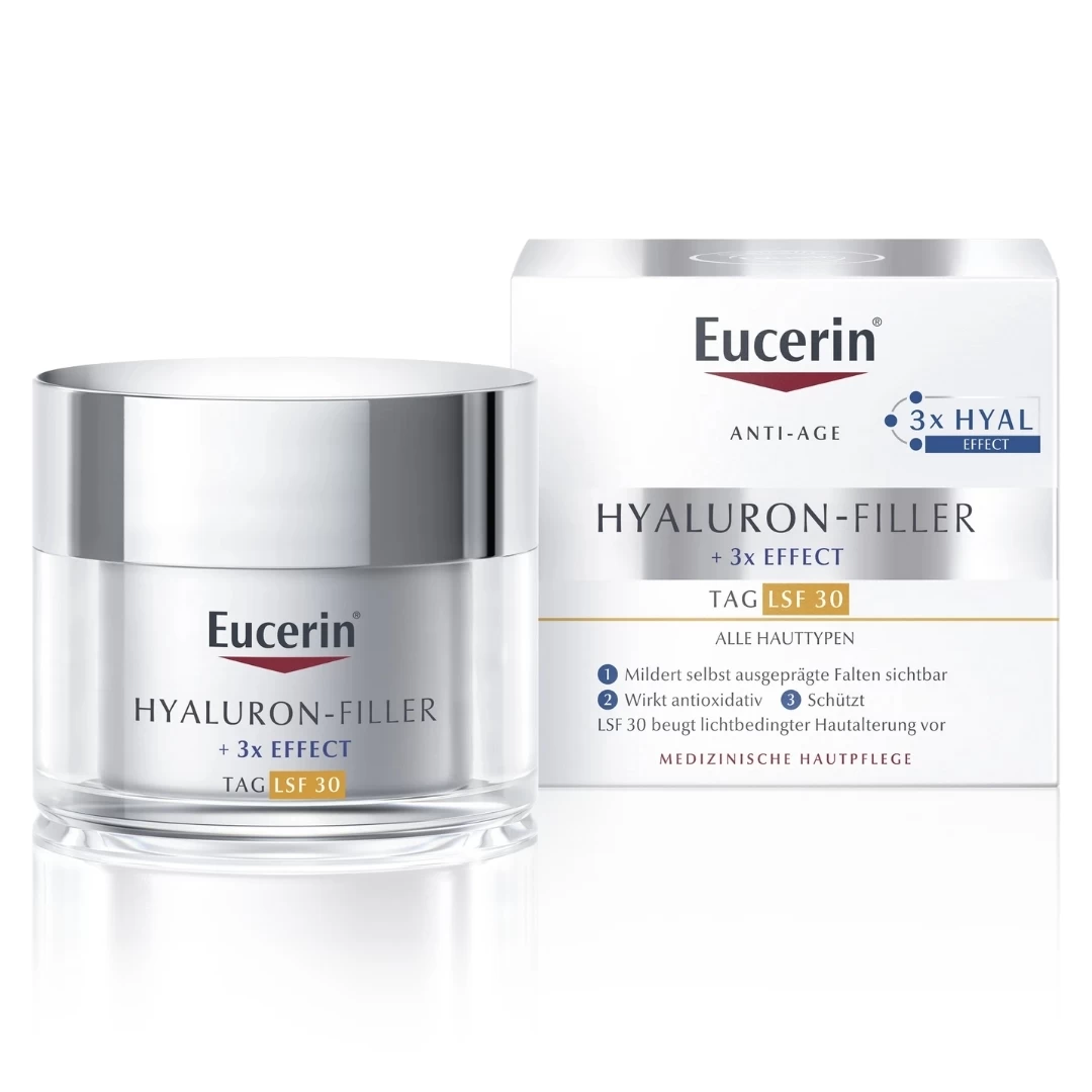 Eucerin® HYALURON-FILLER 3x EFFECT Dnevna Krema SPF30 50 mL
