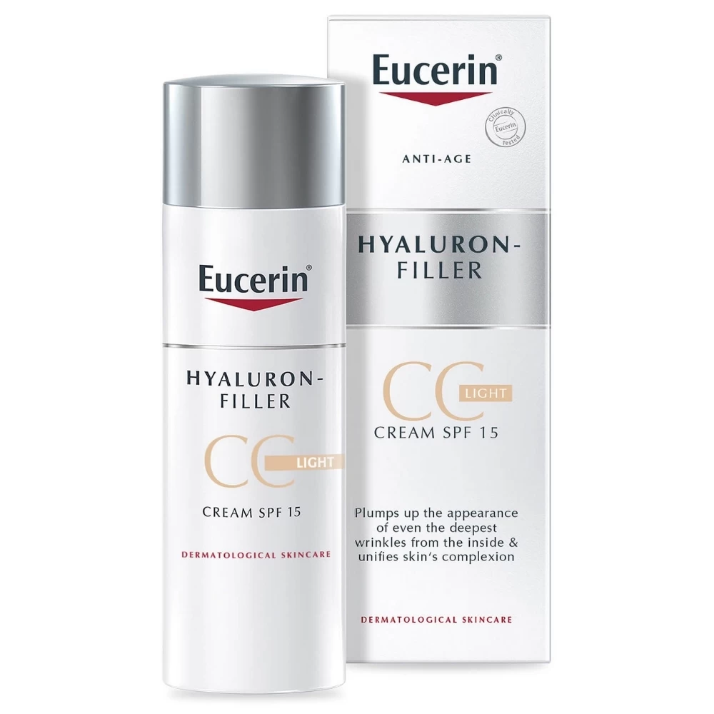 Eucerin® HYALURON-FILLER CC Svetla Krema LIGHT SPF15 50 mL