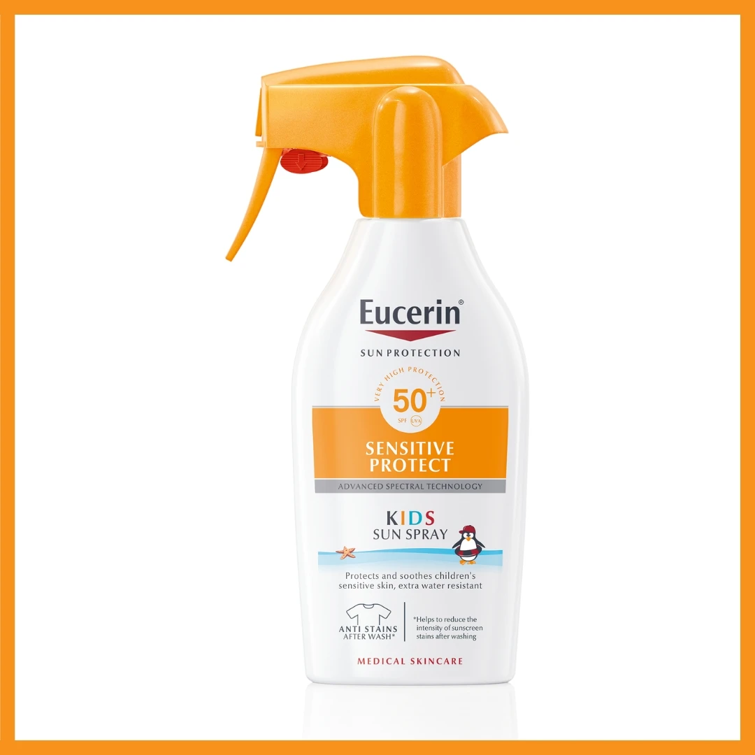 Eucerin® SUN KIDS Sprej za Zaštitu Osetljive Dečije Kože SPF50+ 250 mL