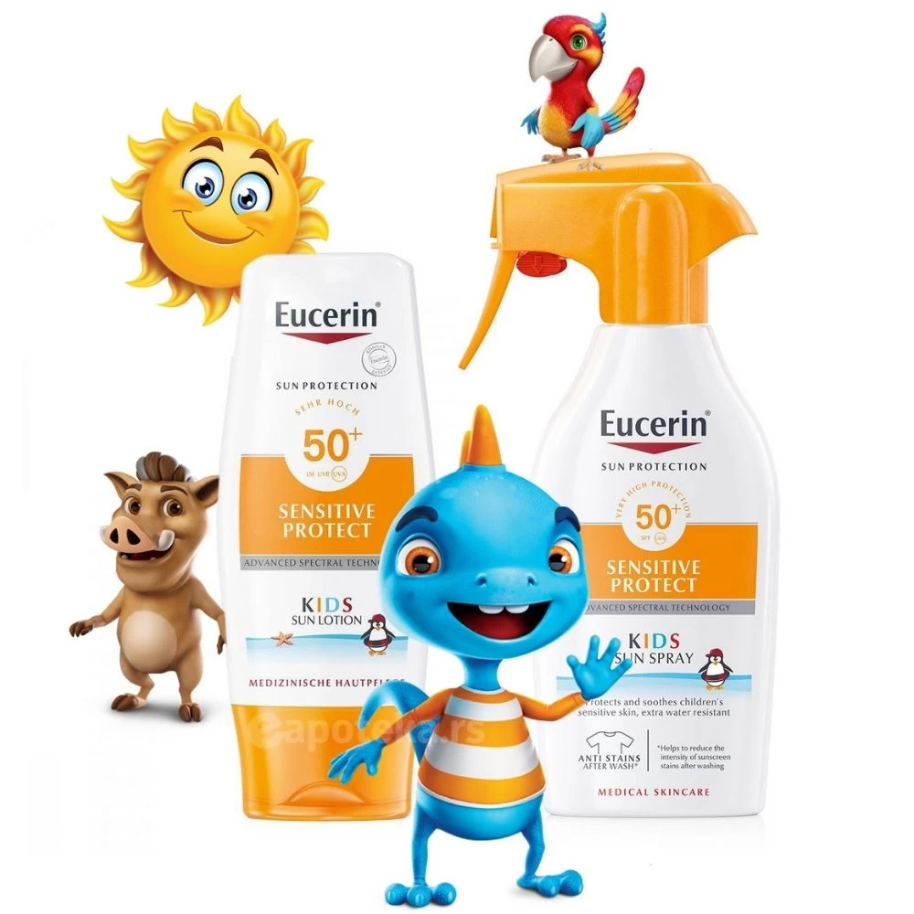 Eucerin® SUN Sprej za Zaštitu Osetljive Dečije Kože od Sunca SPF50+ 200 mL