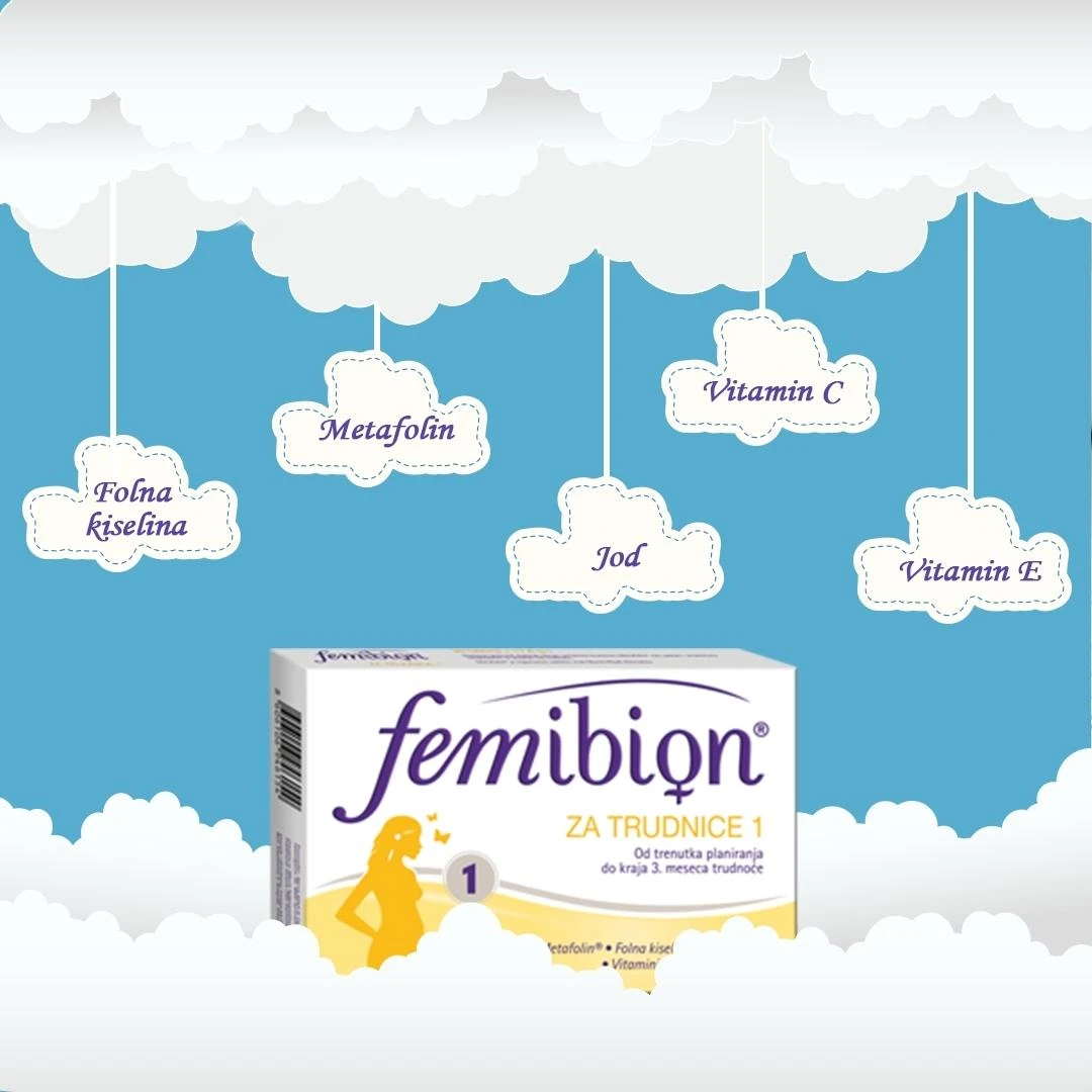 Femibion 1 28 Tableta za Trudnice DUO PACK