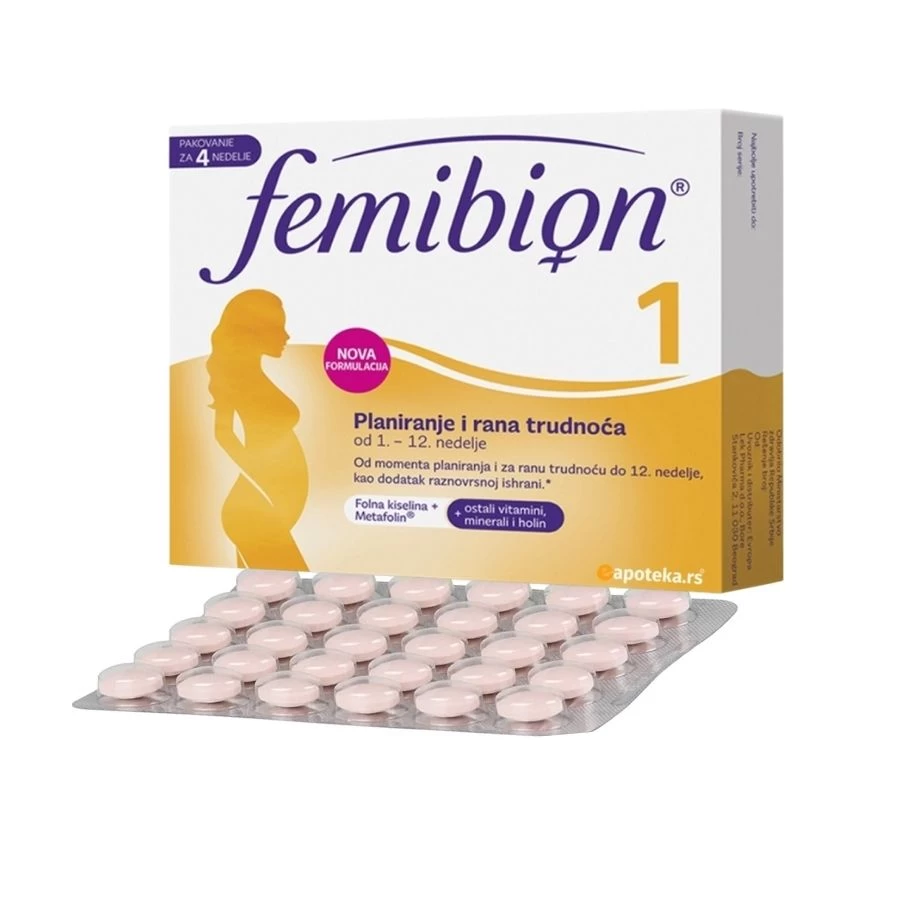 Femibion 1 28 Tableta za Trudnice; Metafolin