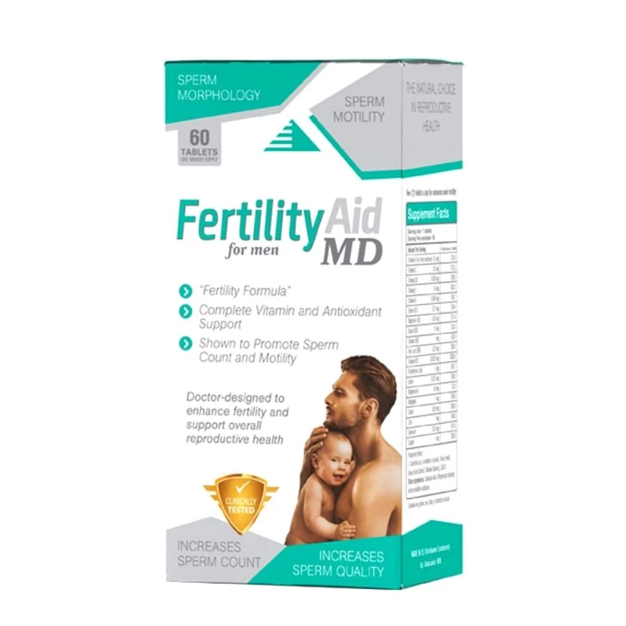 Fertility Aid MD za Muškarce 60 Tableta za Pokretljivost Spermatozoida