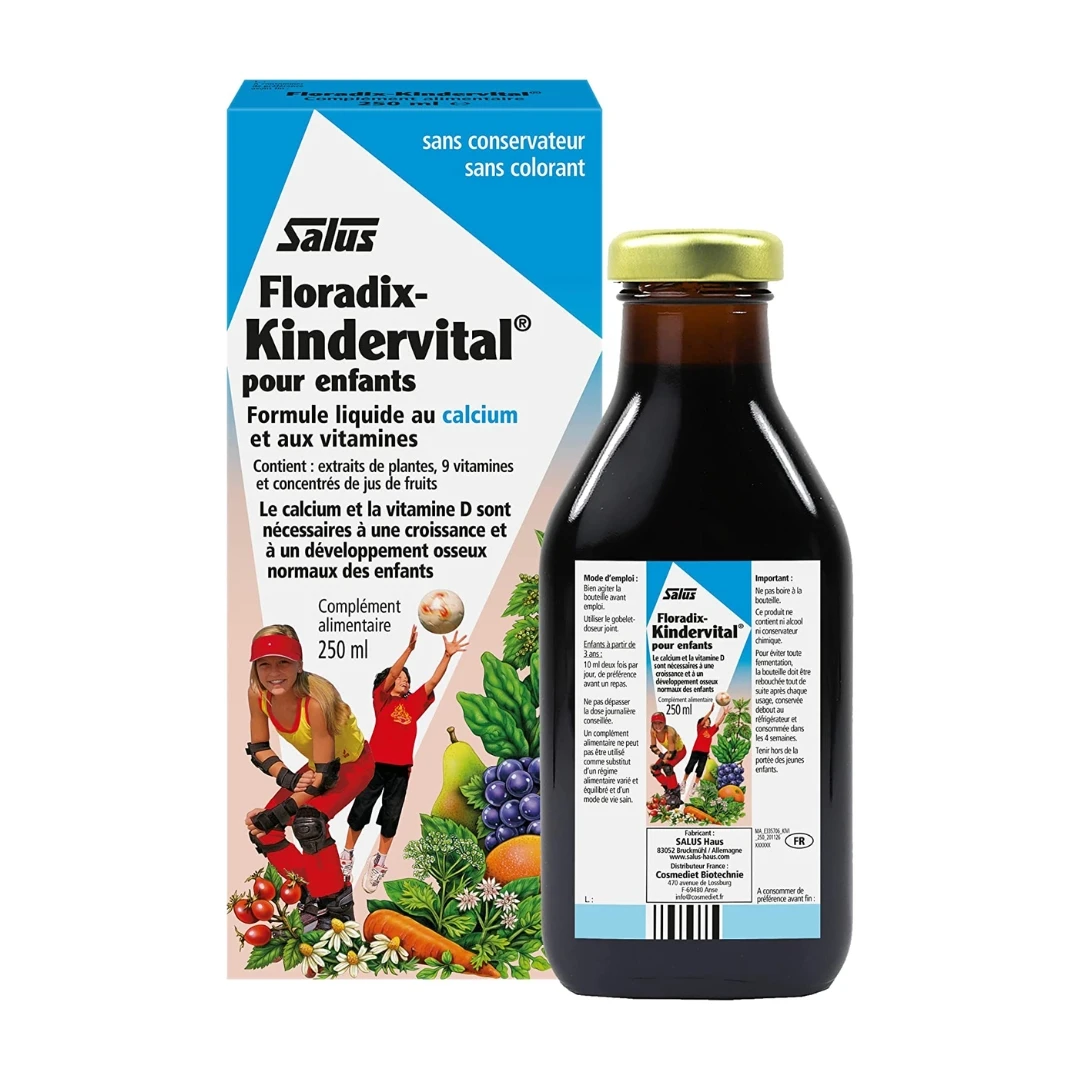 Floradix® Kindervital® Multivitaminski Sirup za Decu 250 mL