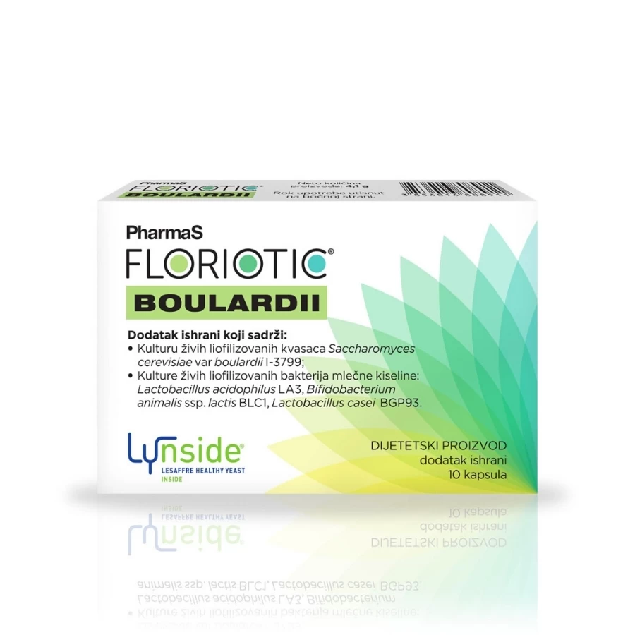 PharmaS FLORIOTIC® Boulardi 10 Kapsula; Probiotik; Dijareja