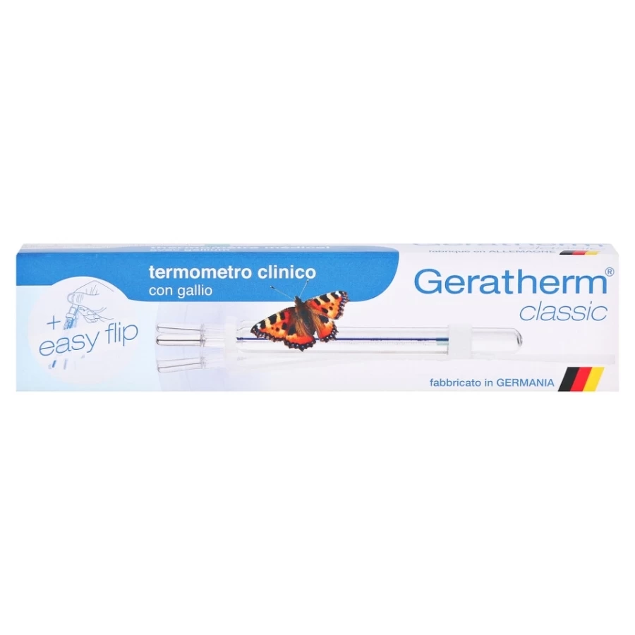 Geratherm® Stakleni Termometar sa Galijumom Classic + Easy Flip