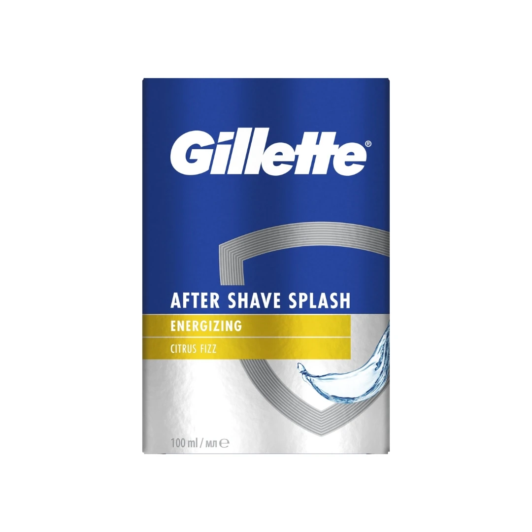Gillette® After Shave Splash ENERGIZING Losion Posle Brijanja CITRUS FIZZ 100 mL