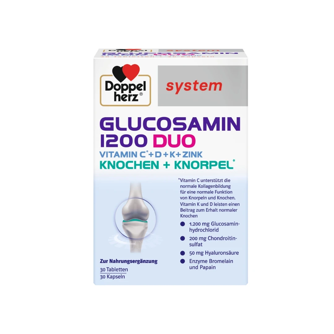 Doppelherz® Glukozamin 1200 DUO Tablete+Kapsule (30+30) 60