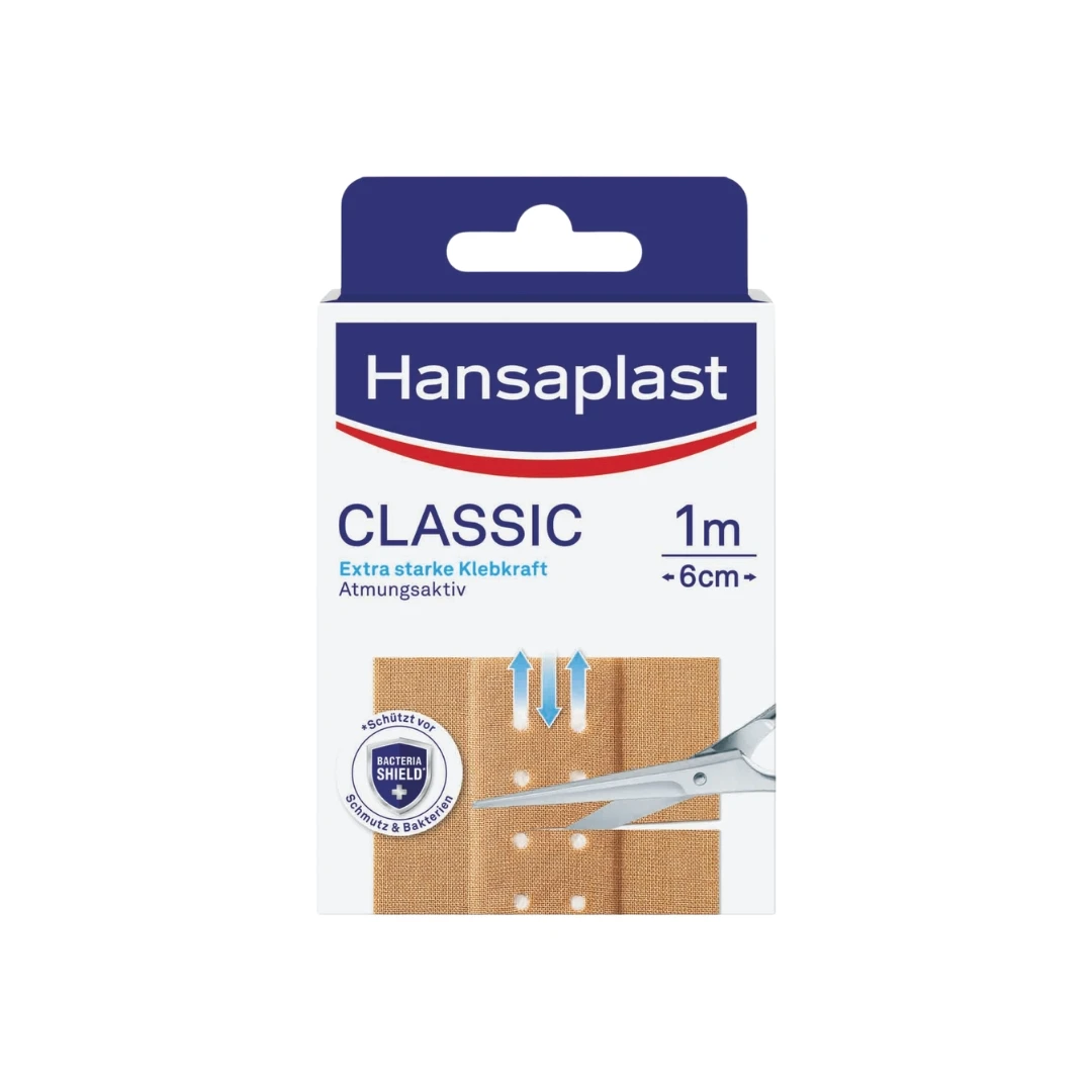 Hansaplast CLASSIC Flaster 1 m x 6 cm