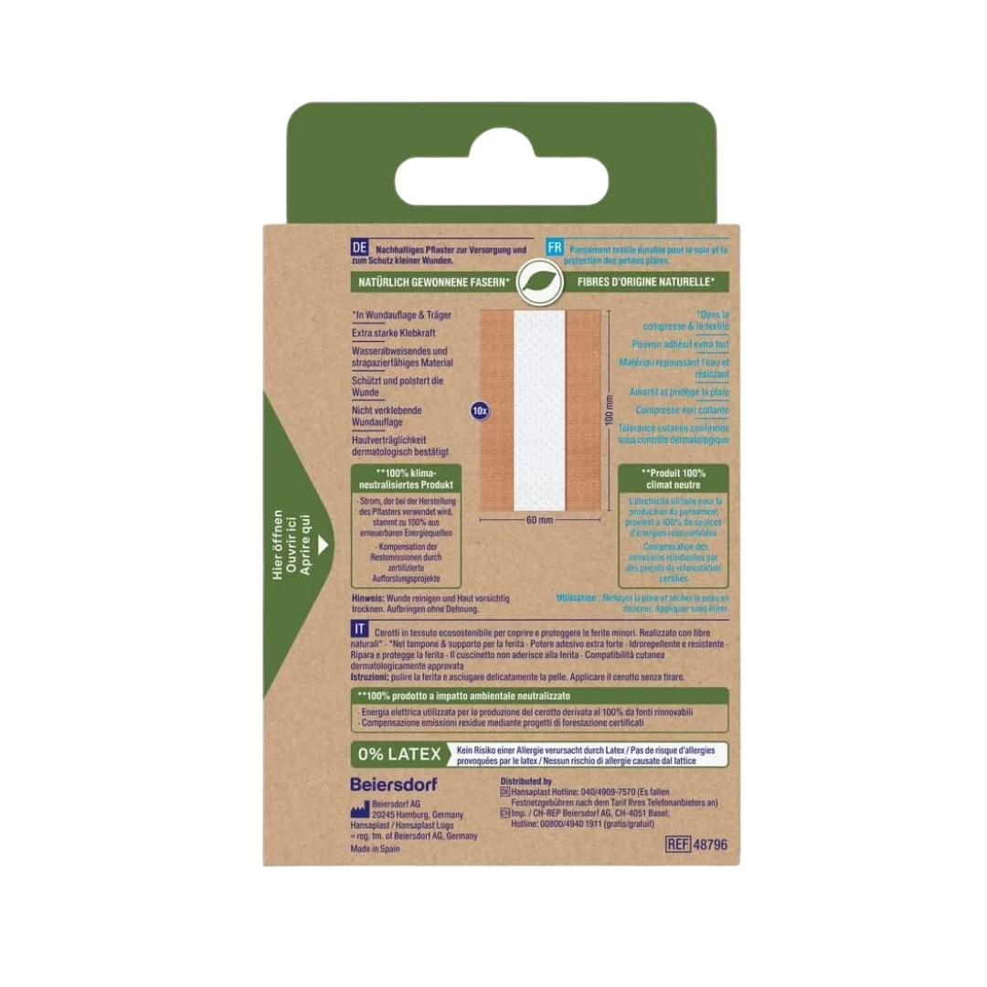 Hansaplast GREEN & PROTECT 10 Biorazgradivih Flastera