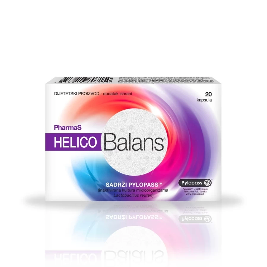 PharmaS HELICO Balans Probiotik 20 Kapsula