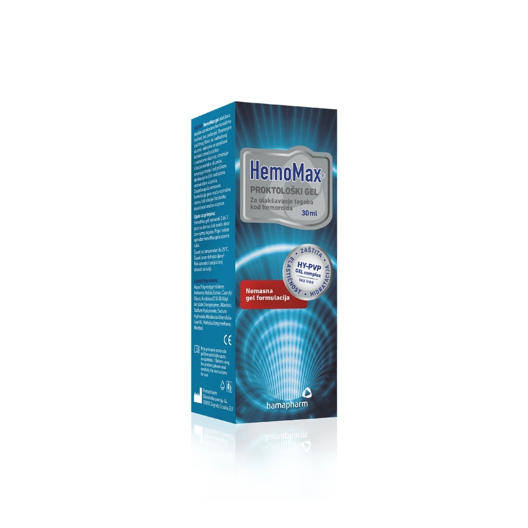HemoMax® Proktološki Gel za Hemoroide 30 mL