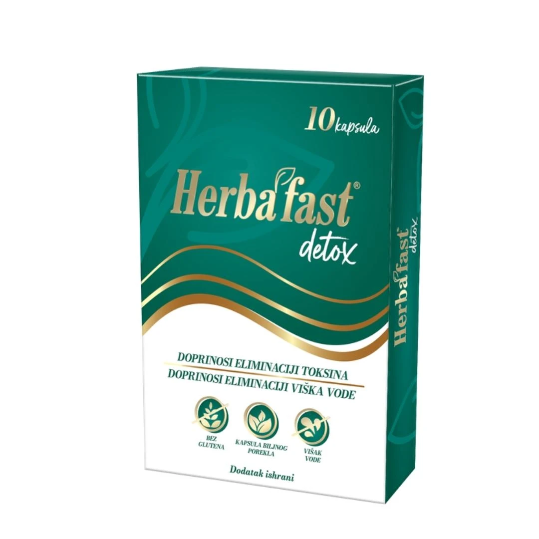 Herbafast® Detox 10 Kapsula za Detoksikaciju Organizma