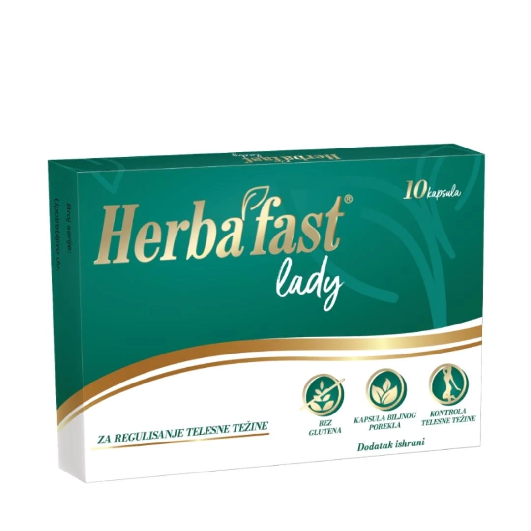 Herbafast® Lady 10 Kapsula za Mršavljenje