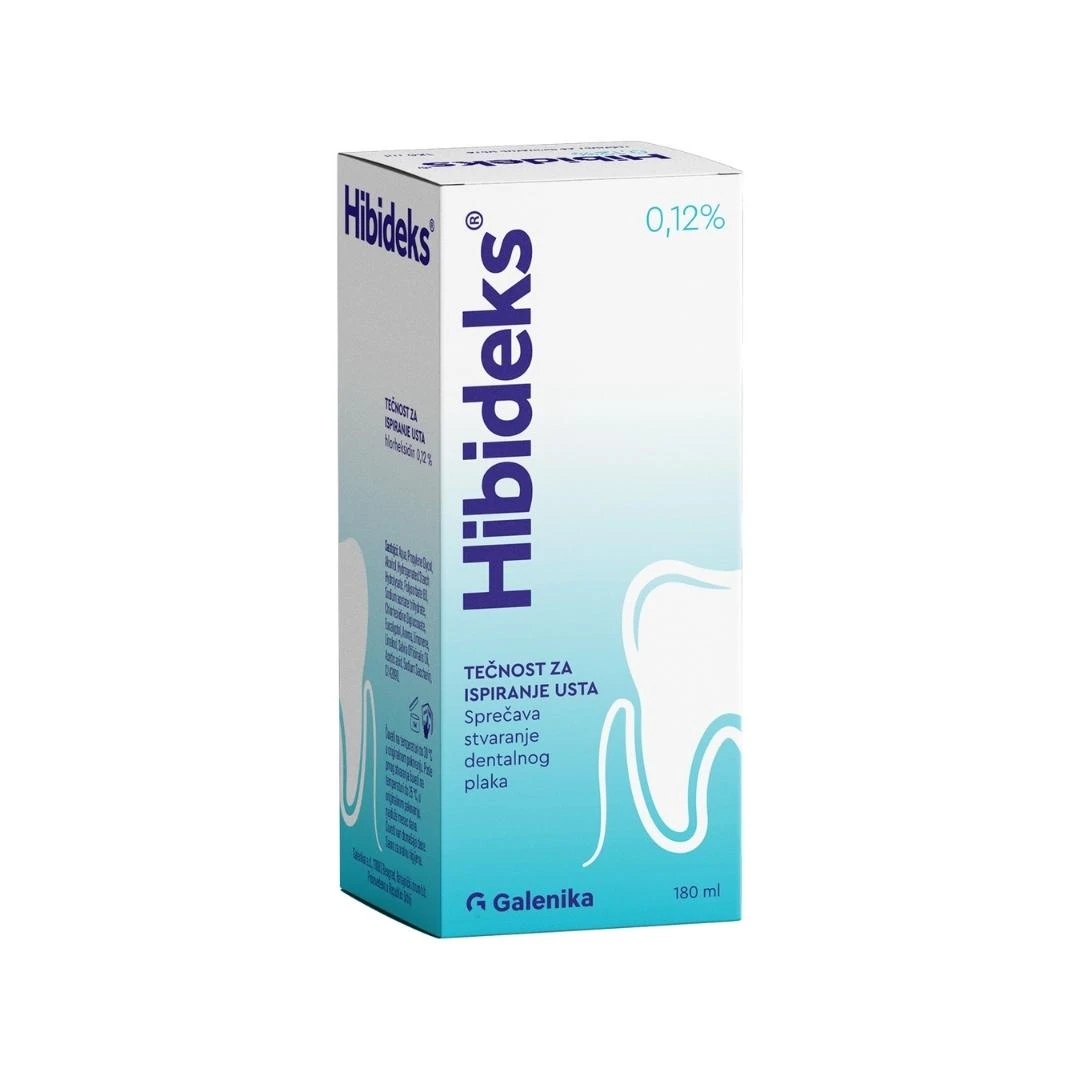 Hibideks® Hlorheksidin 0,12 % Tečnos za Ispiranje Usta 180 mL
