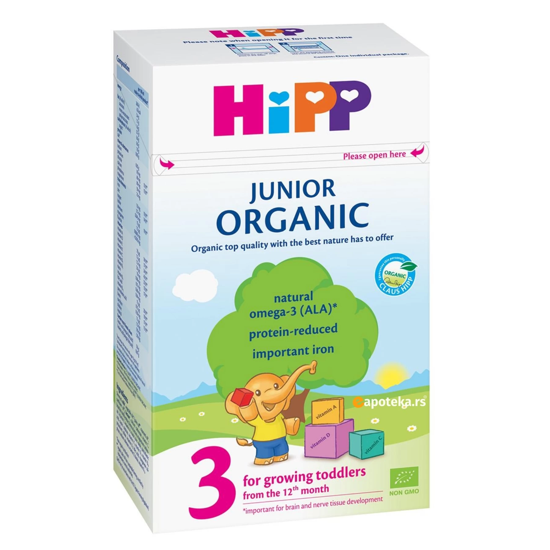HIPP Mleko za Bebe Junior ORGANIC 3 500g