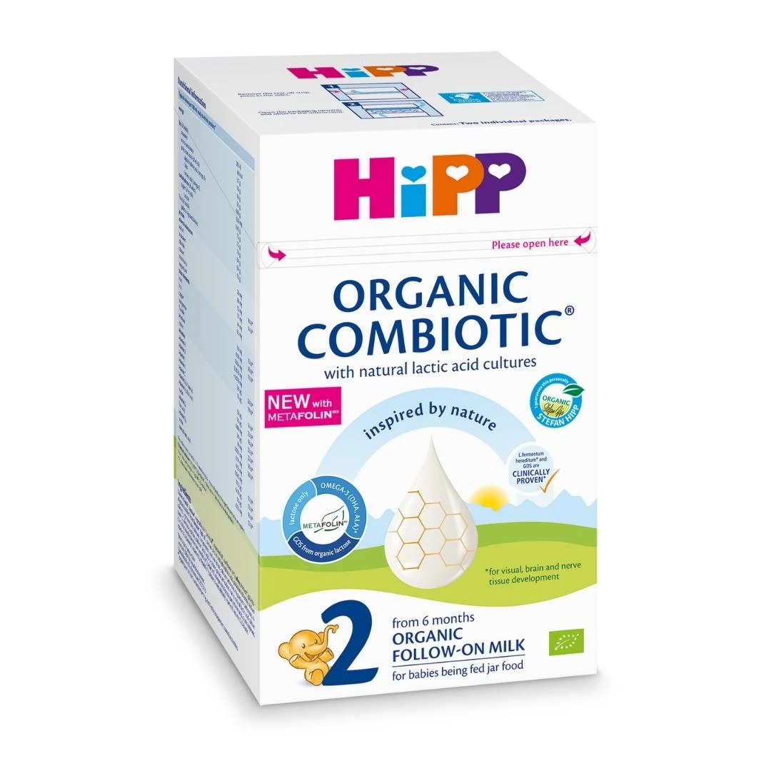 Hipp Organic HIPP Mleko za bebe ORGANIC COMBIOTIC® 2 sa METAFOLINOM 800g 2 800g