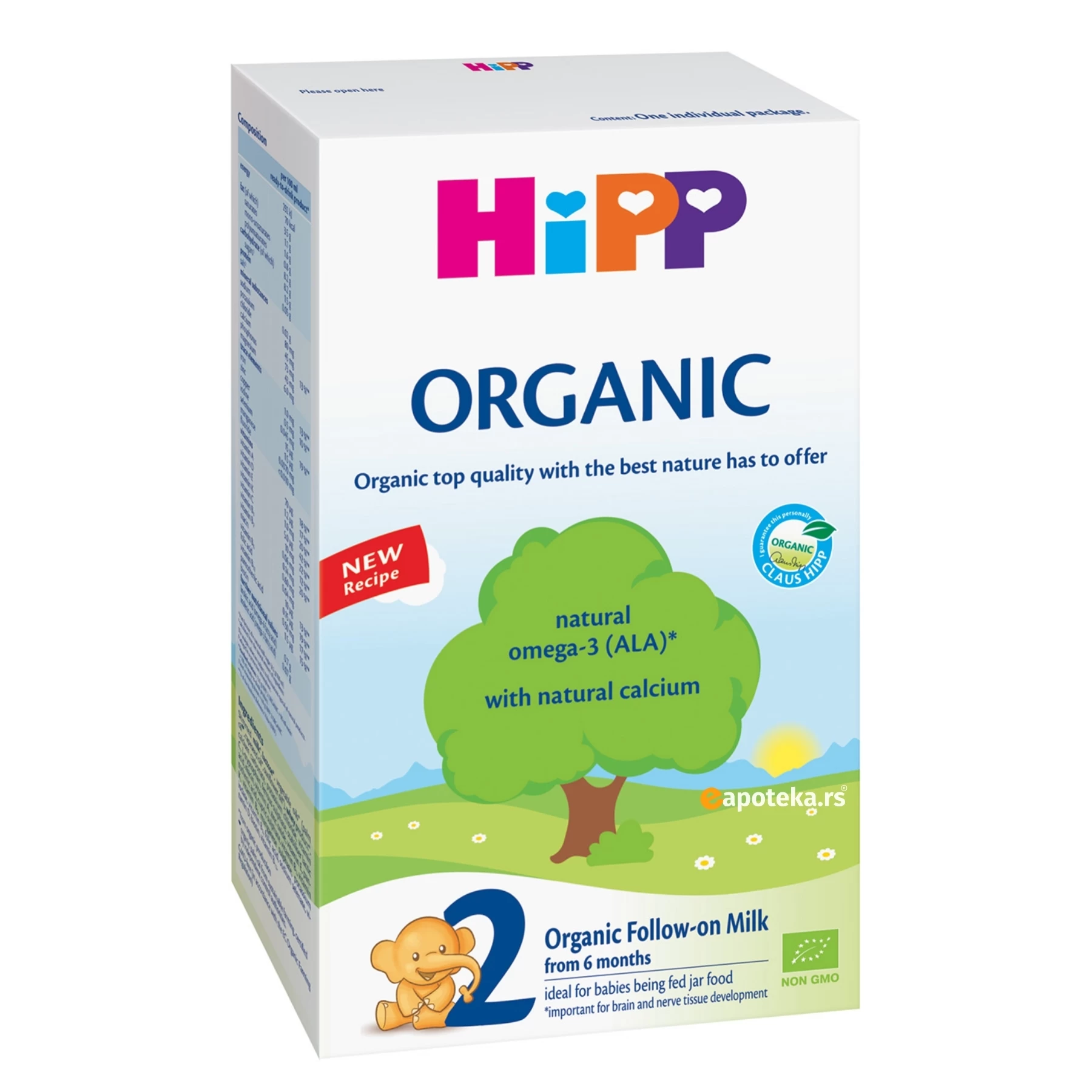 HIPP Mleko za Bebe ORGANIC Organsko Mleko za Bebe 2 800g