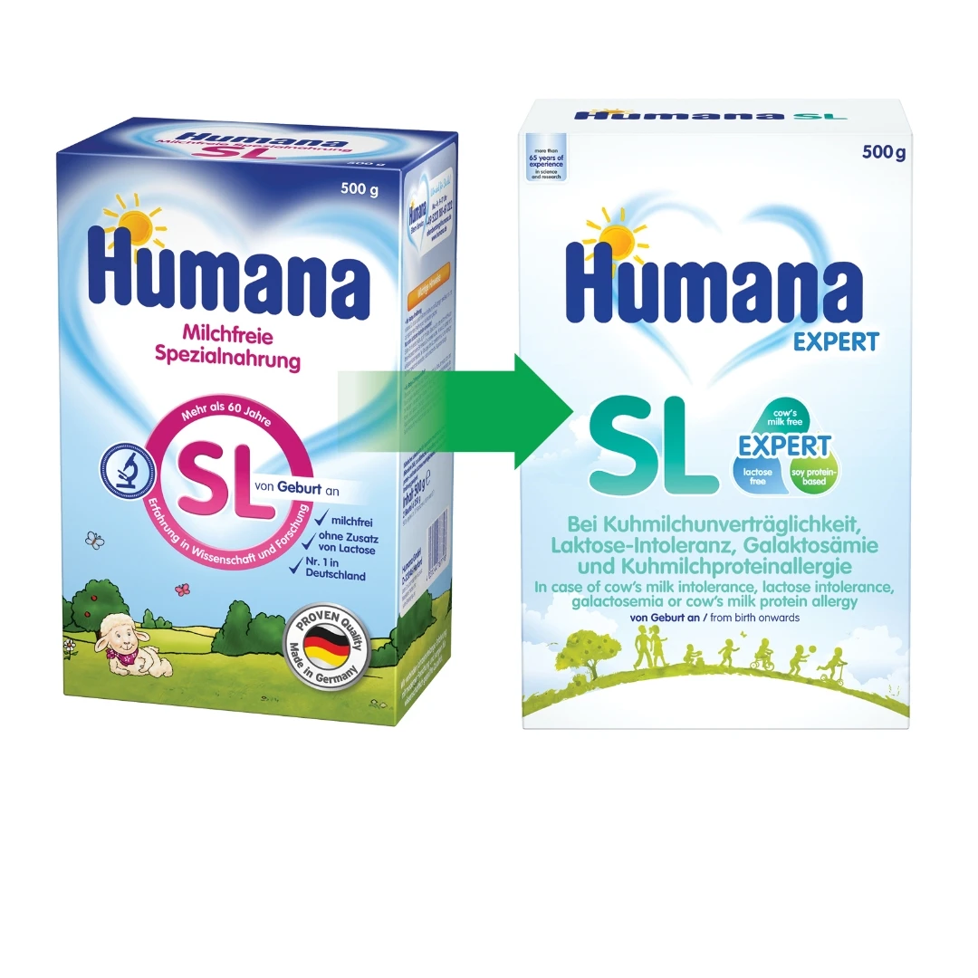 Humana SL EXPERT Mleko bez Kazeina, Laktoze i Glutena 500 g