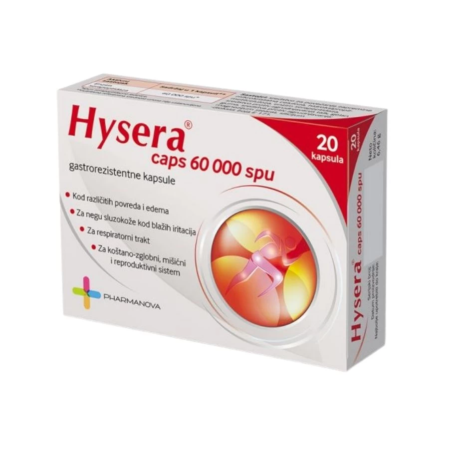 Hysera® 20 Gastrorezistentnih Tableta; Serapeptaza