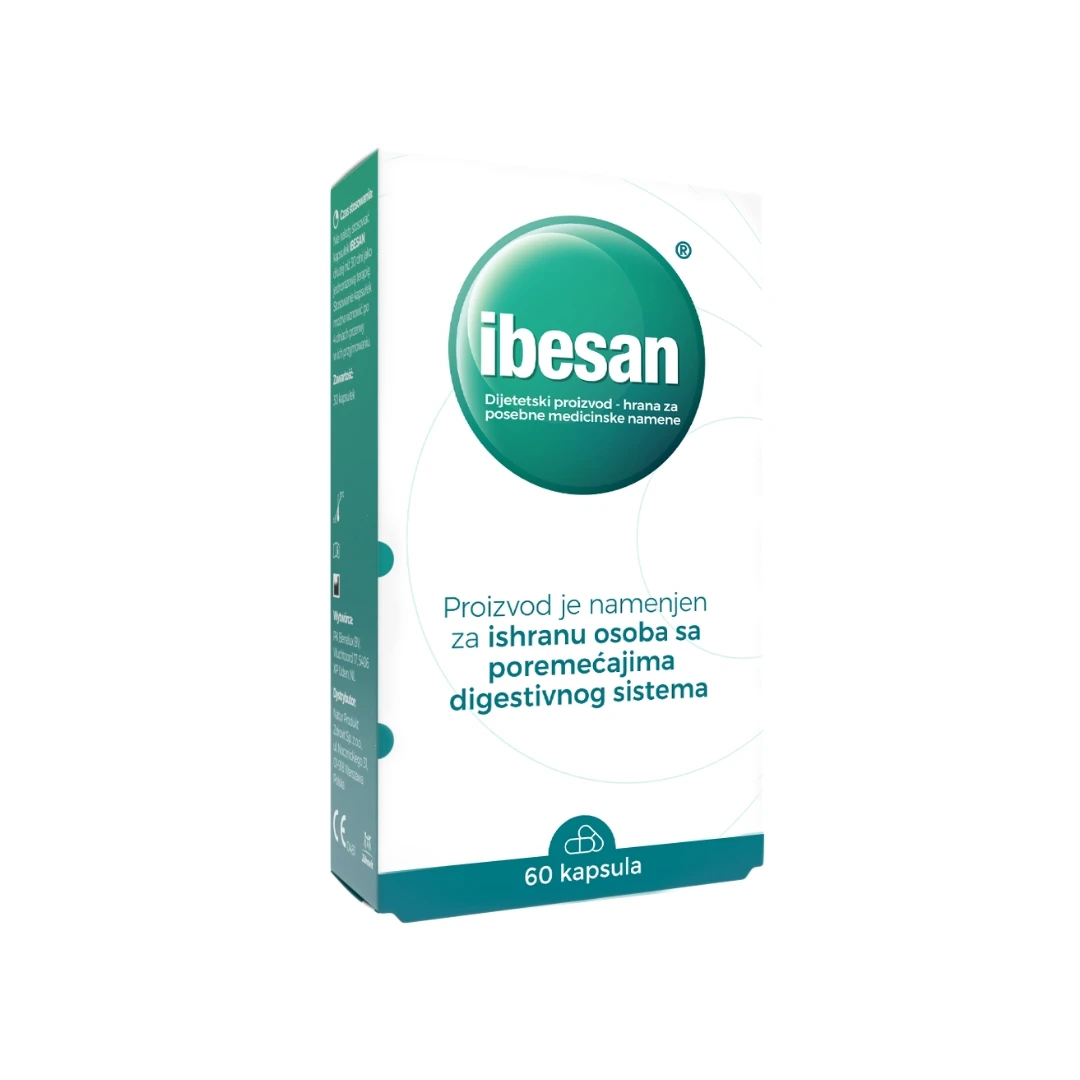 Ibesan® 120 mg 60 Kapsula sa Buternom Kiselinom za Normalan Rad Creva