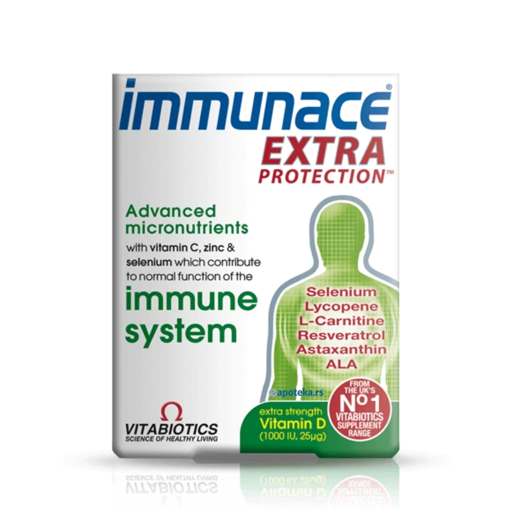 VITABIOTICS Immunace® EXTRA Protection 30 Tableta
