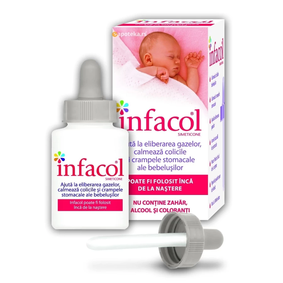 Infacol® Oralna Suspenzija Protiv Grčeva kod Beba 40mg/1mL 50 mL